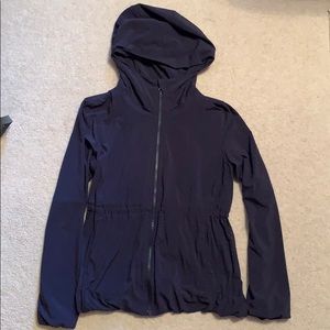 Navy Blue Lululemon full Zip up